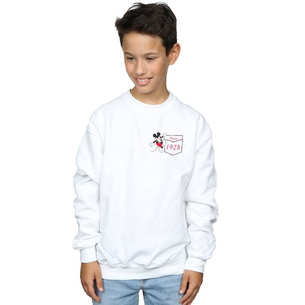 Disney Boys Mickey Mouse Faux Pocket Since 1928 Sweatshirt