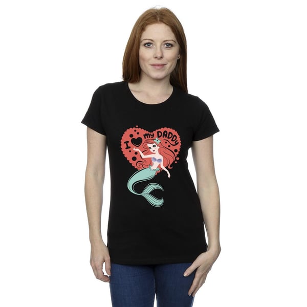 Disney Womens/Ladies The Little Mermaid Love Daddy Cotton T-Shirt