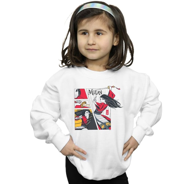 Disney Girls Mulan Movie Comic Style Sweatshirt