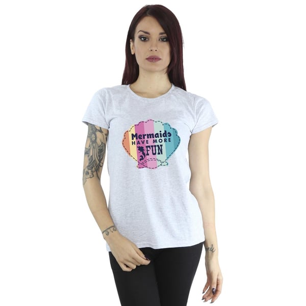 Disney Womens/Ladies The Little Mermaid Fun Cotton T-Shirt