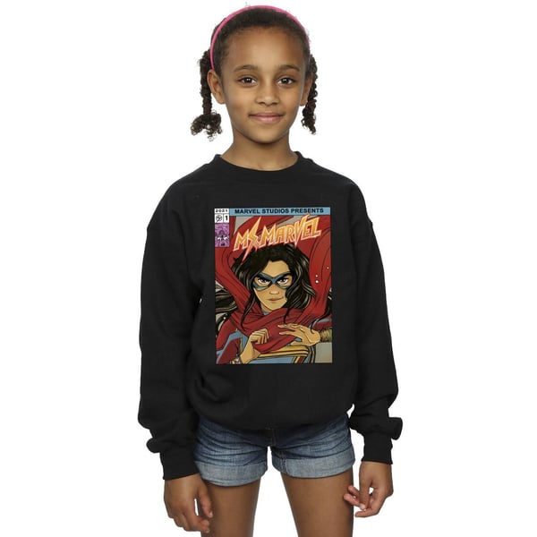 Marvel Girls Ms Marvel Comic Poster Sweatshirt