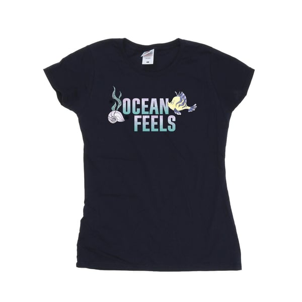 Disney Womens/Ladies The Little Mermaid Ocean Cotton T-Shirt