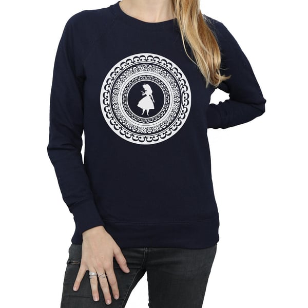 Disney Womens/Ladies Alice In Wonderland Circle Sweatshirt