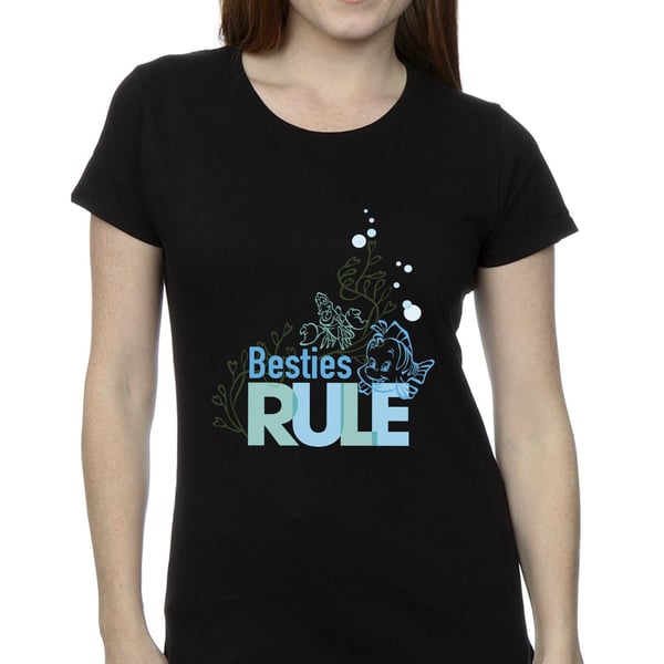 Disney Womens/Ladies The Little Mermaid Besties Cotton T-Shirt