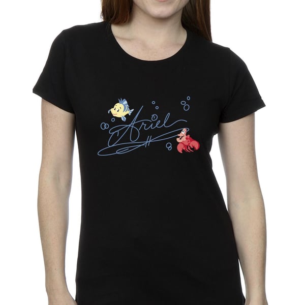 Disney Womens/Ladies The Little Mermaid Ariel Cotton T-Shirt