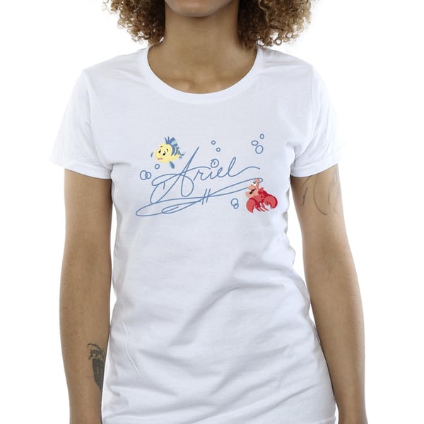 Disney Womens/Ladies The Little Mermaid Ariel Cotton T-Shirt
