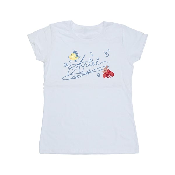 Disney Womens/Ladies The Little Mermaid Ariel Cotton T-Shirt