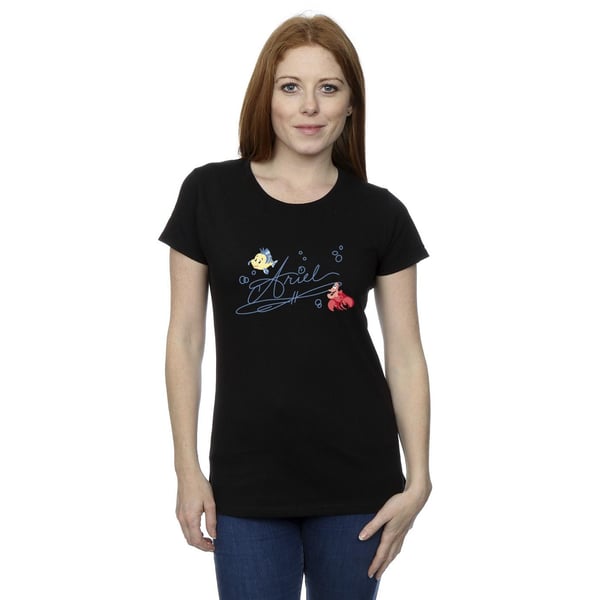 Disney Womens/Ladies The Little Mermaid Ariel Cotton T-Shirt