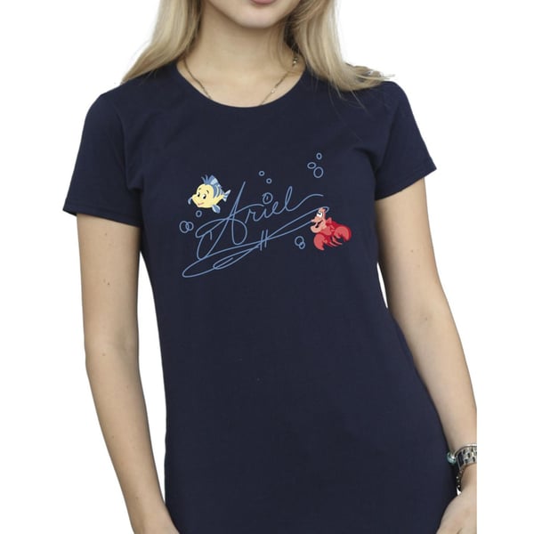 Disney Womens/Ladies The Little Mermaid Ariel Cotton T-Shirt