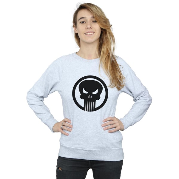 Marvel Womens/Ladies The Punisher Skull Circle Sweatshirt