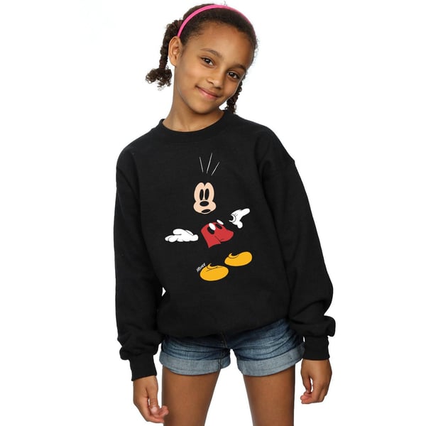 Disney Girls Mickey Mouse Surprised Sweatshirt