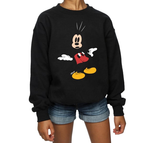 Disney Girls Mickey Mouse Surprised Sweatshirt