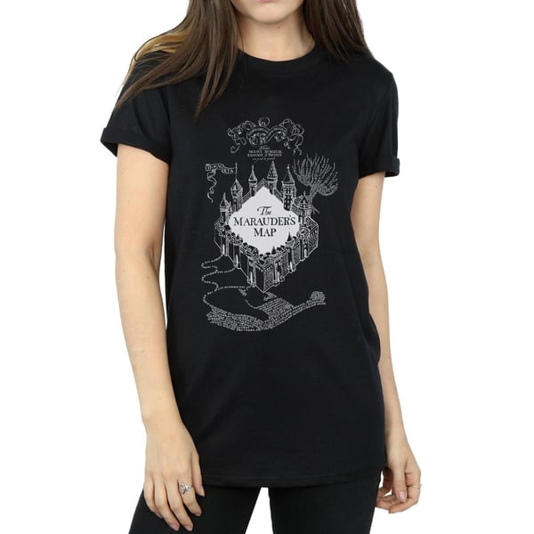 Harry Potter Womens/Ladies The Marauder´s Map Cotton Boyfriend T-Shirt