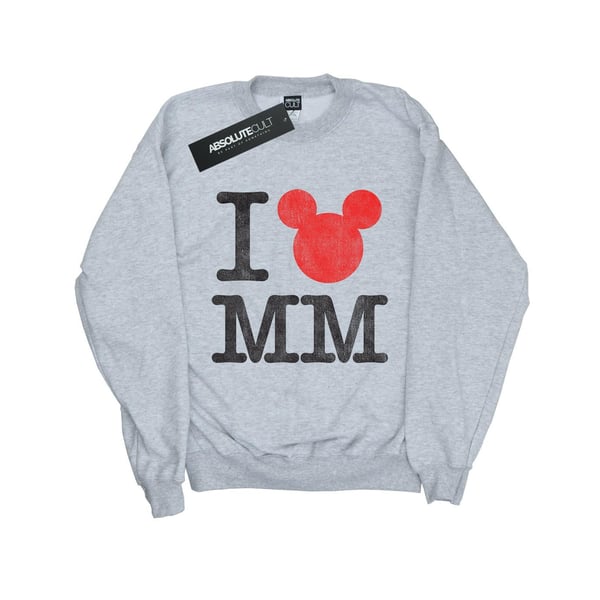 Disney Girls Mickey Mouse I Love Mickey Sweatshirt