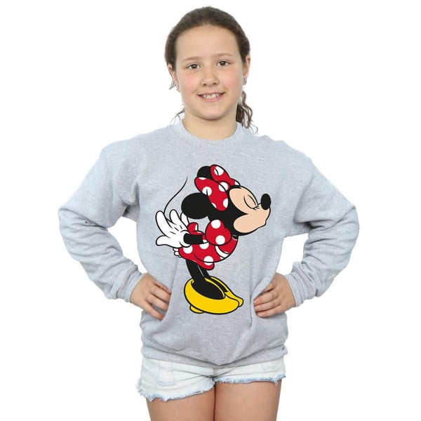 Disney Girls Minnie Mouse Split Kiss Sweatshirt