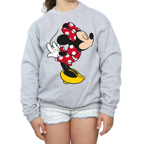 Disney Girls Minnie Mouse Split Kiss Sweatshirt