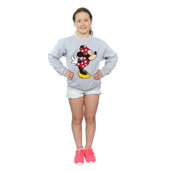 Disney Girls Minnie Mouse Split Kiss Sweatshirt