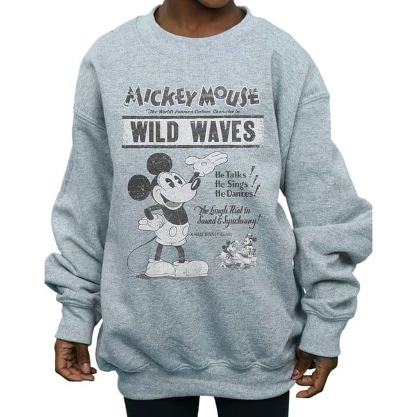 Disney Girls Mickey Mouse Making Waves Sweatshirt
