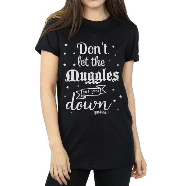 Harry Potter Womens/Ladies Don´t Let The Muggles Cotton Boyfriend T-Shirt