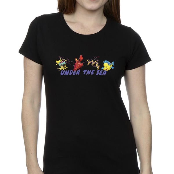 Disney Womens/Ladies The Little Mermaid Under The Sea Cotton T-Shirt