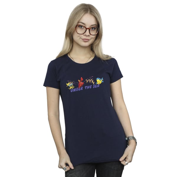 Disney Womens/Ladies The Little Mermaid Under The Sea Cotton T-Shirt