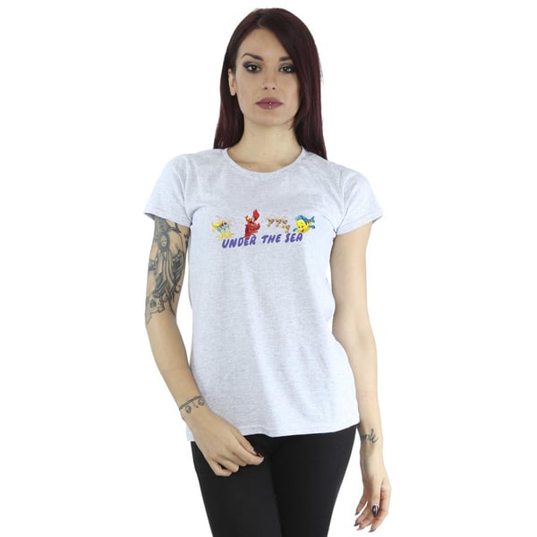 Disney Womens/Ladies The Little Mermaid Under The Sea Cotton T-Shirt