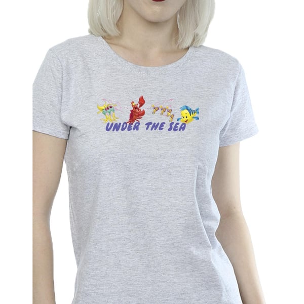 Disney Womens/Ladies The Little Mermaid Under The Sea Cotton T-Shirt