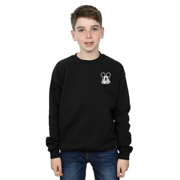 Disney Boys Mickey Mouse Dont Speak Breast Print Sweatshirt