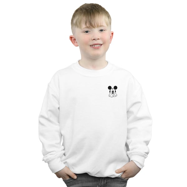 Disney Boys Mickey Mouse Dont Speak Breast Print Sweatshirt