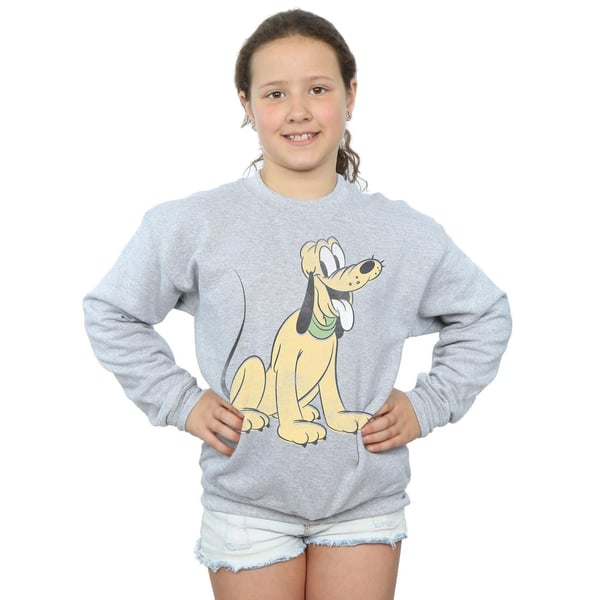 Disney Girls Pluto Sitting Sweatshirt