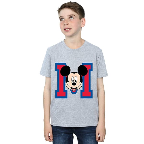 Disney Boys Mickey Mouse M Face T-Shirt