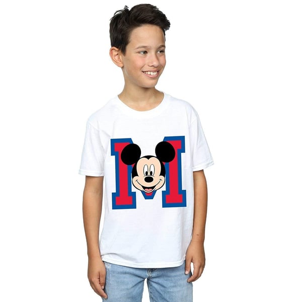 Disney Boys Mickey Mouse M Face T-Shirt