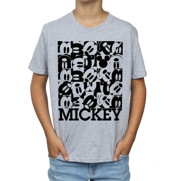 Disney Boys Mickey Mouse Grid T-Shirt