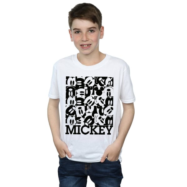 Disney Boys Mickey Mouse Grid T-Shirt