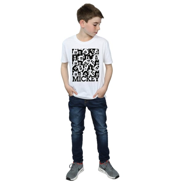 Disney Boys Mickey Mouse Grid T-Shirt