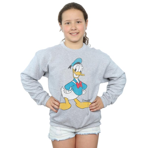 Disney Girls Classic Donald Duck Sweatshirt