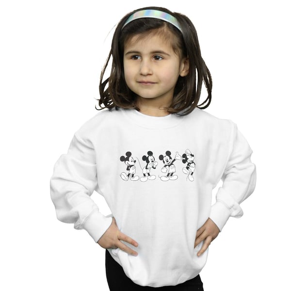 Disney Girls Mickey Mouse Four Emotions Sweatshirt