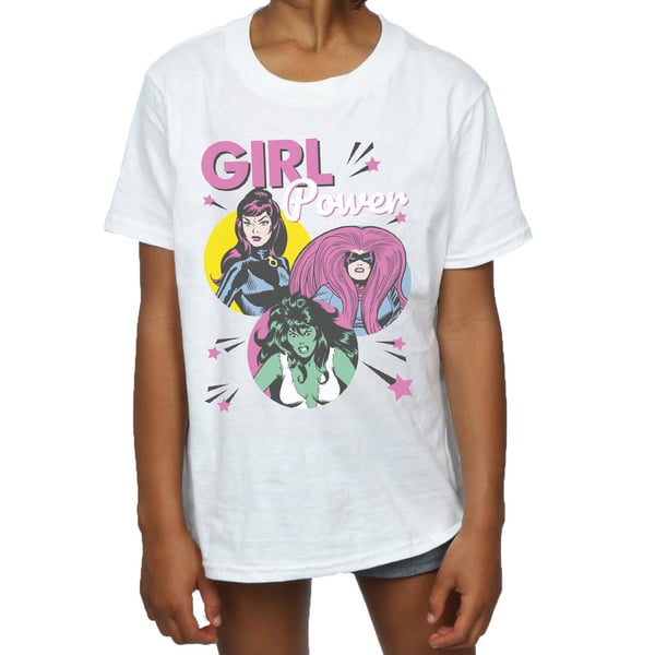 Marvel Comics Girls Girl Power Cotton T-Shirt