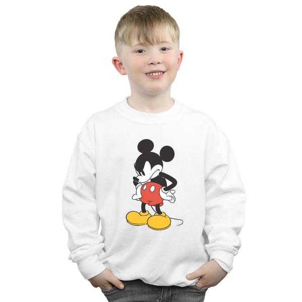 Disney Boys Mickey Mouse Angry Look Down Sweatshirt