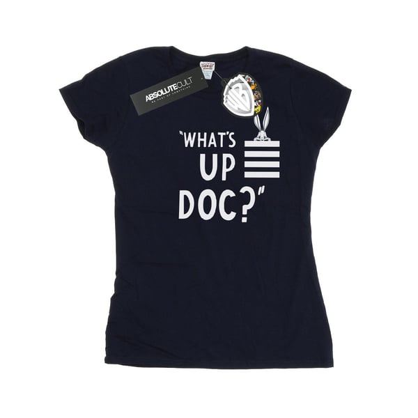 Looney Tunes Womens/Ladies Bugs Bunny What´s Up Doc Stripes Cotton T-Shirt