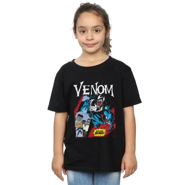 Marvel Girls Venom Read Our Lips Cotton T-Shirt