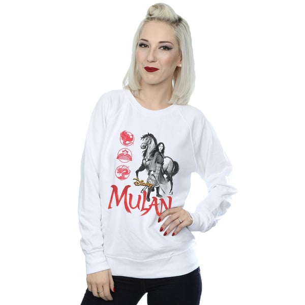 Disney Womens/Ladies Mulan Movie Horse Pose Sweatshirt