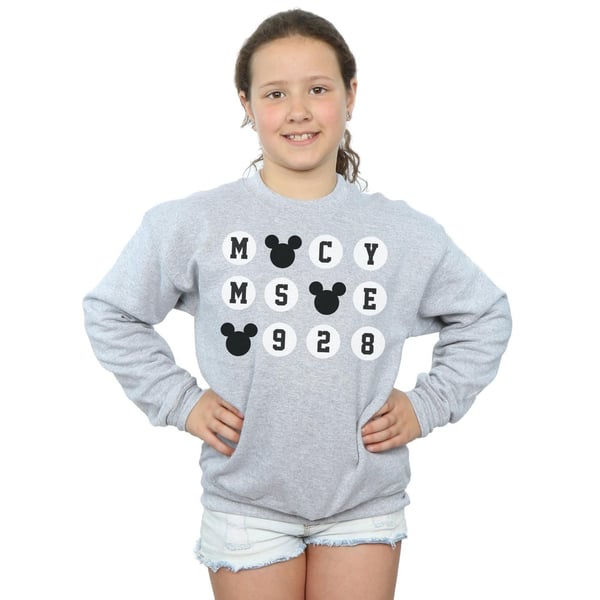 Disney Girls Mickey Mouse 1928 Circles Sweatshirt