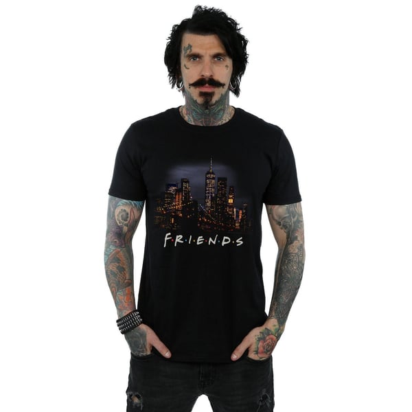 Friends Mens Night Skyline T-Shirt
