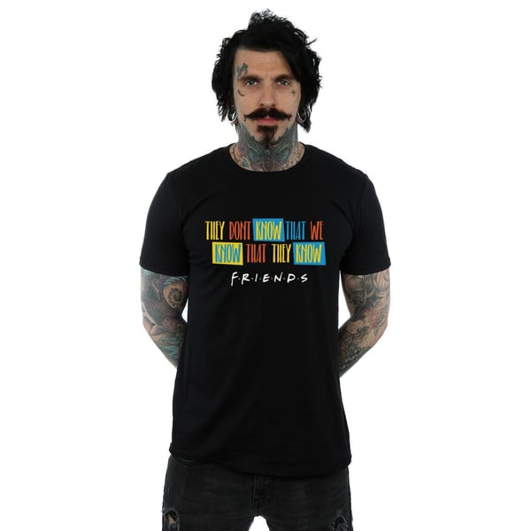Friends Mens They Don´t Know Script T-Shirt