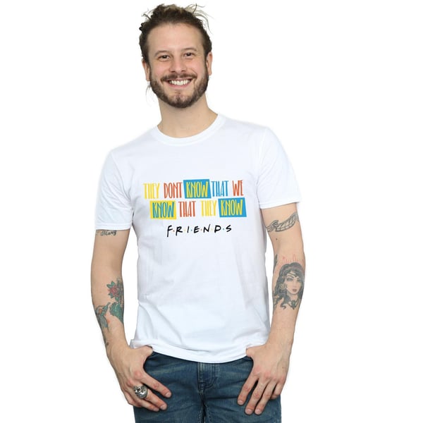 Friends Mens They Don´t Know Script T-Shirt