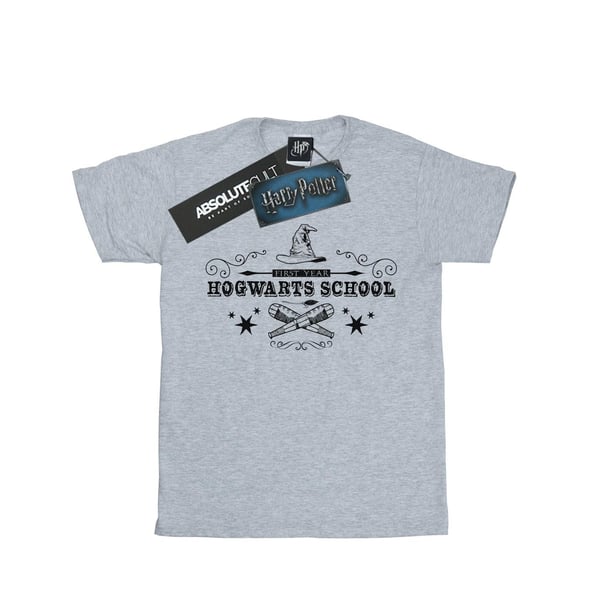 Harry Potter Womens/Ladies Hogwarts First Year Cotton Boyfriend T-Shirt