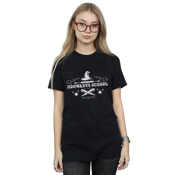Harry Potter Womens/Ladies Hogwarts First Year Cotton Boyfriend T-Shirt