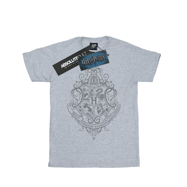 Harry Potter Womens/Ladies Hogwarts Draco Dormiens Crest Cotton Boyfriend T-Shirt