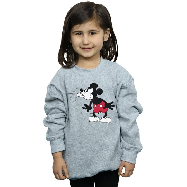 Disney Girls Mickey Mouse Tongue Sweatshirt